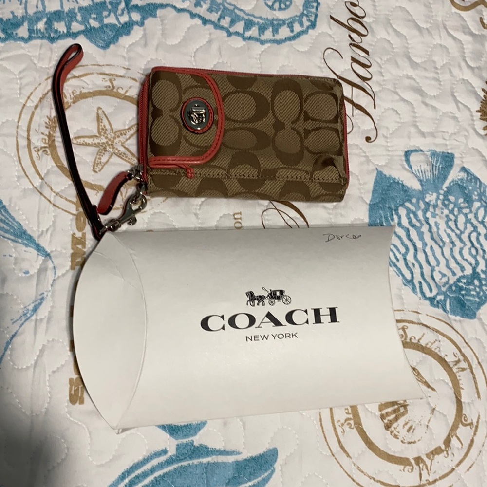 Coach wristlet